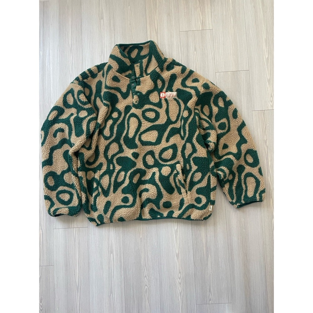 Parks Project Yellowstone Geysers Snap Button Fleece Pullover Size XXL Autumn
